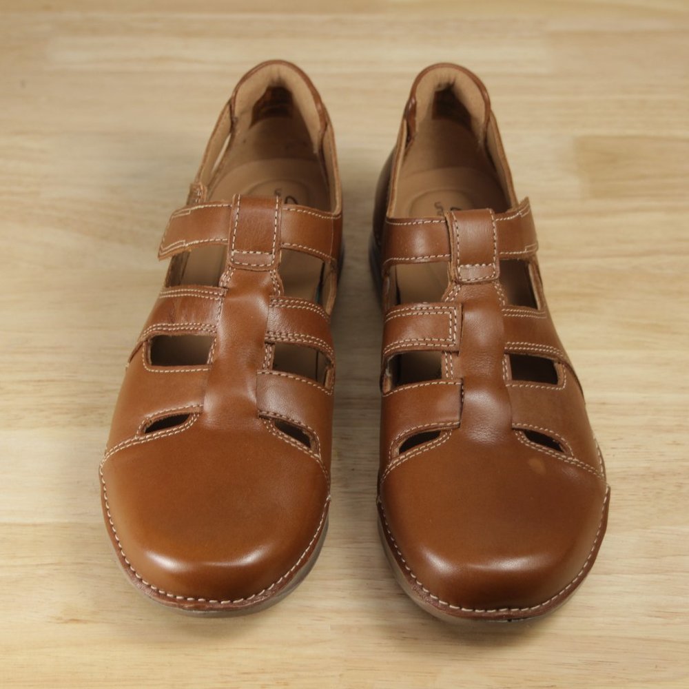 Clarks Unstructured appley strap fisherman sandals 7.5 - Picture 3 of 15